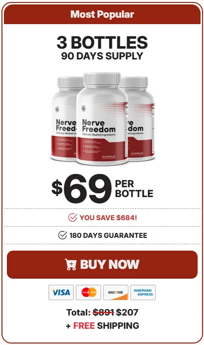 Buy NerveFreedom 3 Bottles