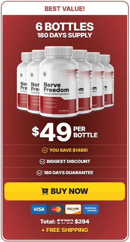 Buy NerveFreedom 6 Bottles